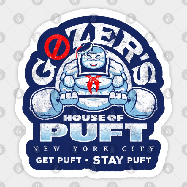 House of Puft Sticker by BiggStankDogg